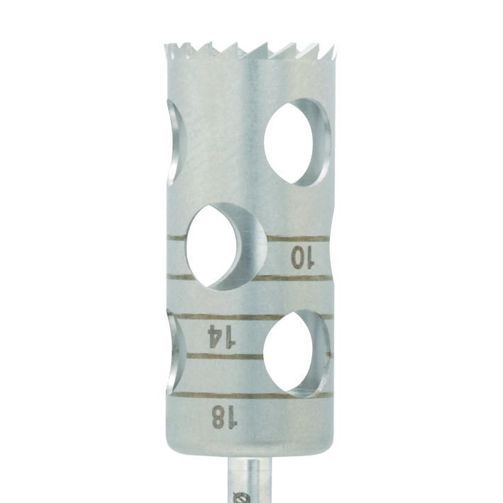 Trepan, 18mm Länge, RA L, 229XL