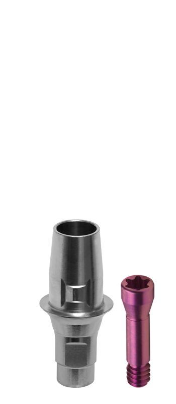 Titan-Klebebasis C IL Bone Level BL RC mit Rotationsschutz, GH 1mm, H 4.7mm, 77408