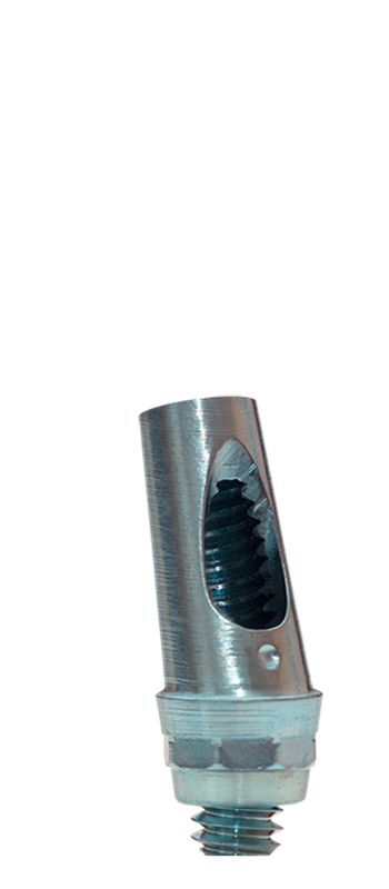 Abutment konisch Tissue Level TL RP mit integrierter Basisschraube, 15° A, H 6.5mm , 82648