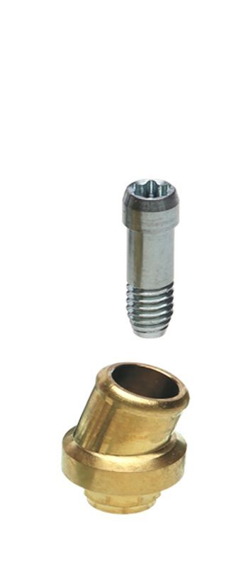 ALLIGATOR Abutment Tissue Level TL RP inkl. Basisschraube, 15°, GH 1.5mm, 98007