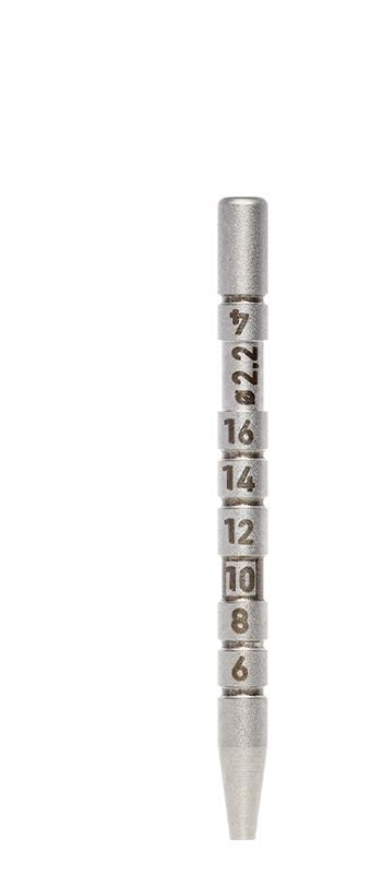 OKTAGON® Ausrichtungsstift 2 Stk., L 27mm, Ø 2.2mm, 64566