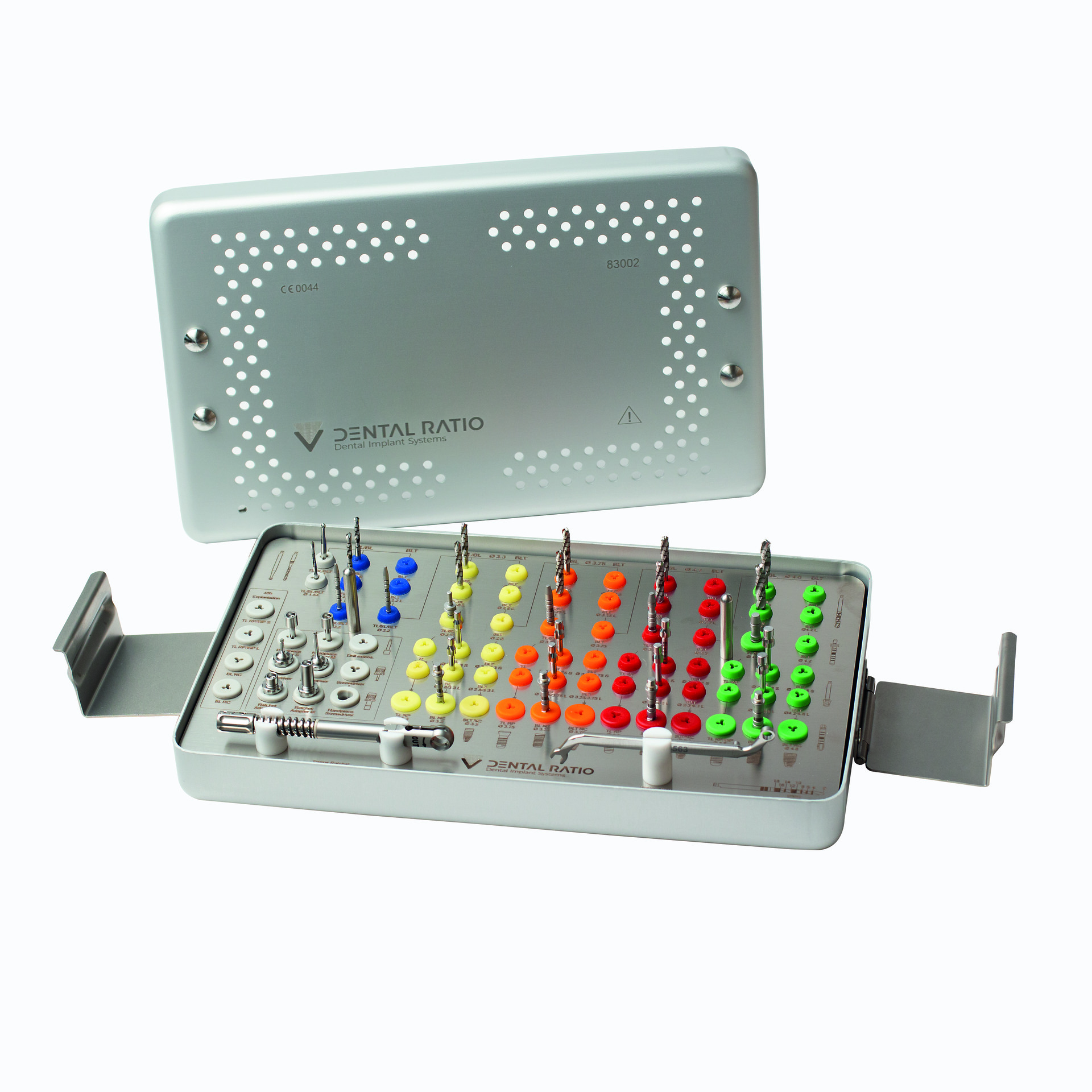 OKTAGON® Chirurgie Kassette Classic (BL), inkl. Instrumente, 83002