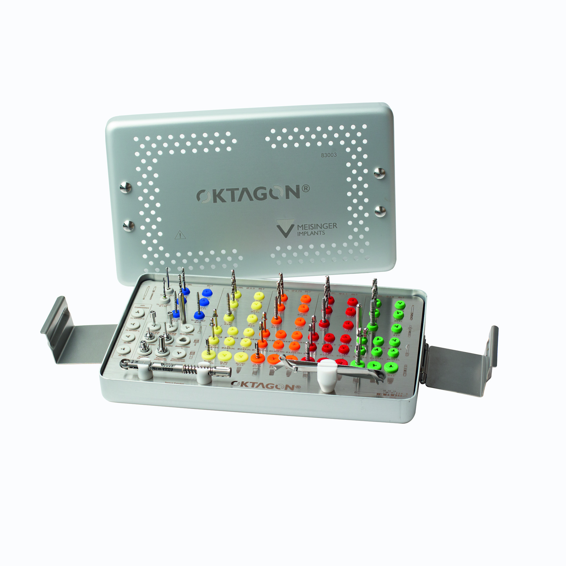 OKTAGON® Chirurgie Kassette Classic (TL), inkl. Instrumente, 83003