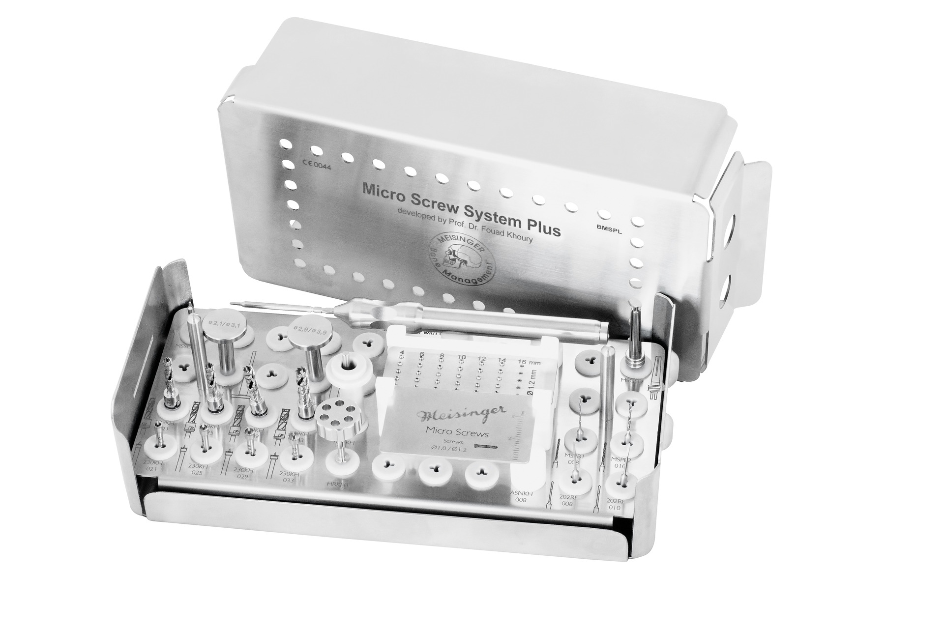 Micro Screw System Plus (Knochenschrauben und Trepane nach Prof. Khoury), BMSPL